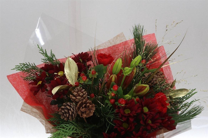 <h4>02 Bqt Kerstmis Victorija Red</h4>