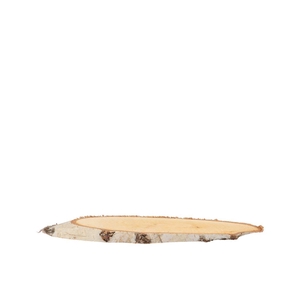 Nature Birch Slice Oval D12-16cm / L25-30cm X 2cm Nm