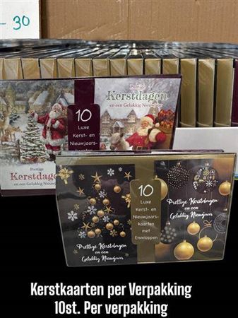 <h4>Kerstkaarten 25x10st</h4>