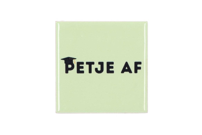 <h4>Tile Petje Af Green 10x10x1cm</h4>