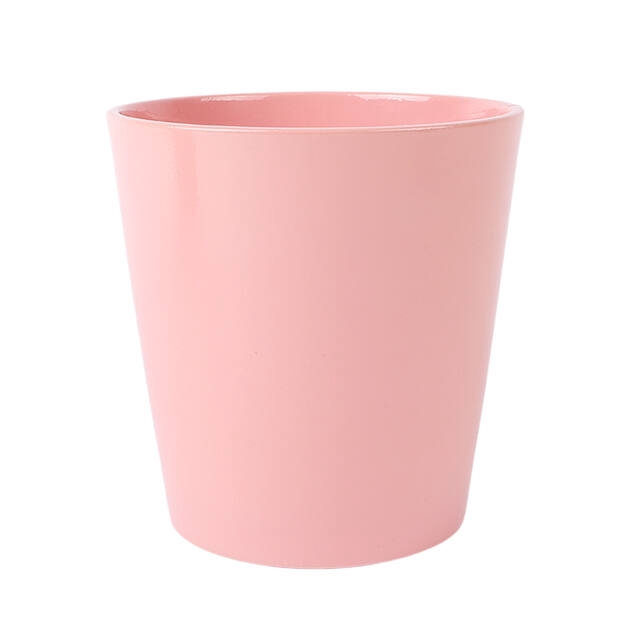 Pot Dallas Ceramics Ø12xH9cm pink shiny