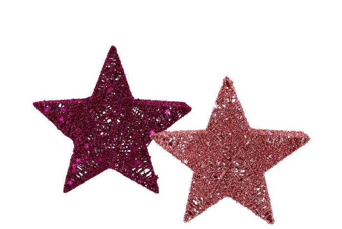 <h4>Sparkle Fuchsia/pink "you're A Star" 20led Ass 30x8x30cm</h4>