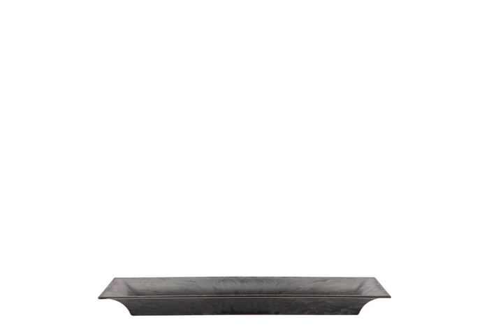 <h4>Melamine Grey Bowl Rectangle 28x12x2.5cm</h4>