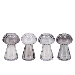 Nova Black Vase Mushroom Structure Tricolor 11x11x