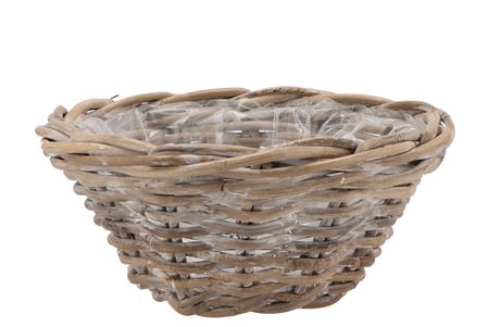 <h4>Rattan Bowl Round/konisch Grey 32x15cm Nm</h4>