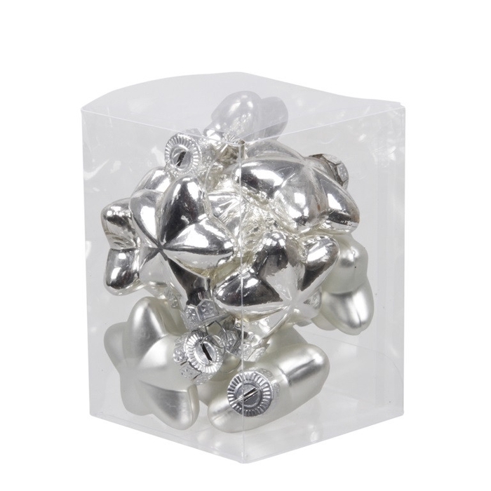 <h4>Sale Christmas Ball  40mm star x12</h4>