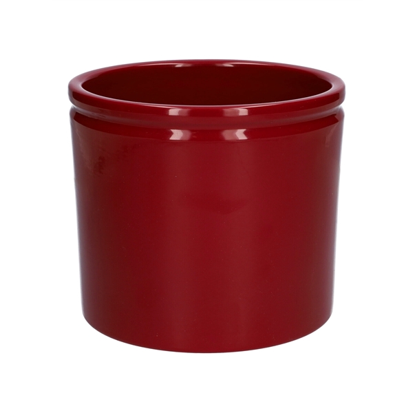 <h4>Pot Lucca1 d23.3xh21.5 winered shiny</h4>