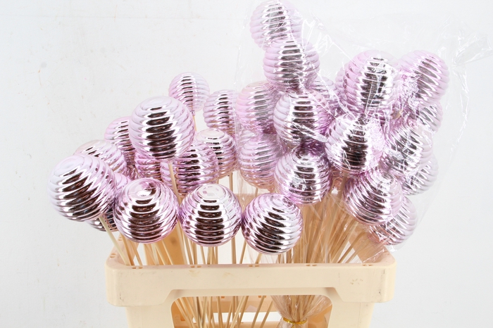 <h4>Stick Ball Thread Shiny Ø6 Pnk</h4>