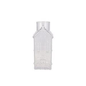Mille Clear Vase House 13x13x30cm