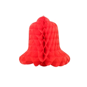 DF12-PH-41-2R - 2 paper honeycomb bells 41cm red