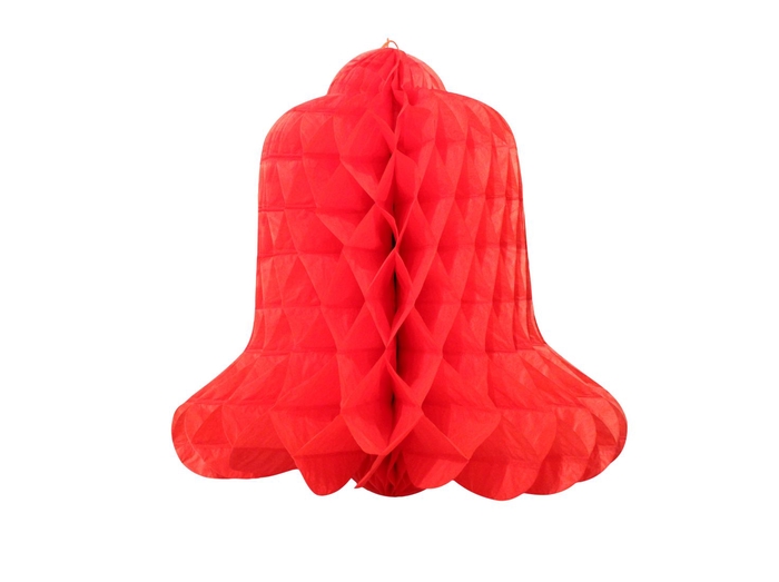 <h4>DF12-PH-41-2R - 2 paper honeycomb bells 41cm red</h4>