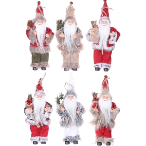 DF11-889343200 - Santa standing 20cm 6ass