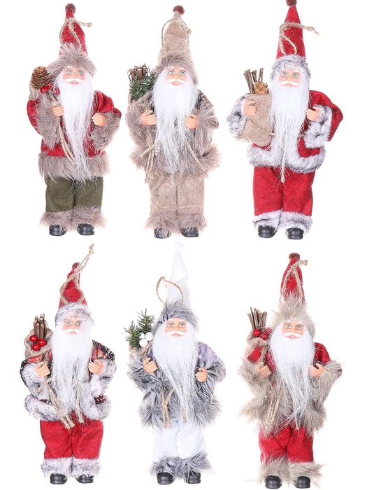 <h4>DF11-889343200 - Santa standing 20cm 6ass</h4>