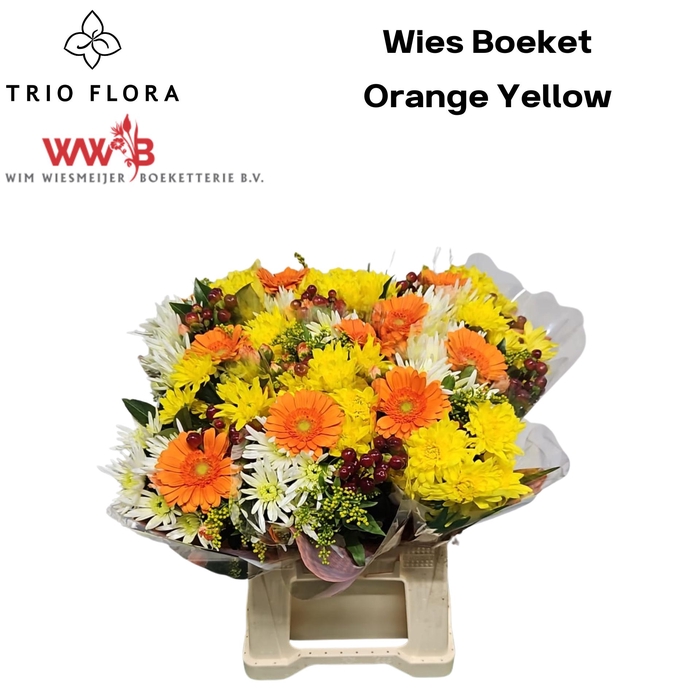 <h4>Boeket Wies Orange/Yellow</h4>