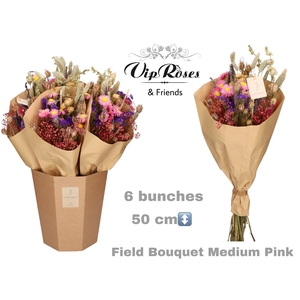 DRIED BOUQUET MEDIUM PINK