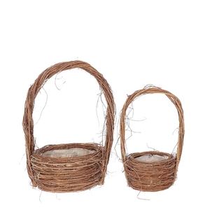 Basket sets Fibrous S/2 d26*49cm