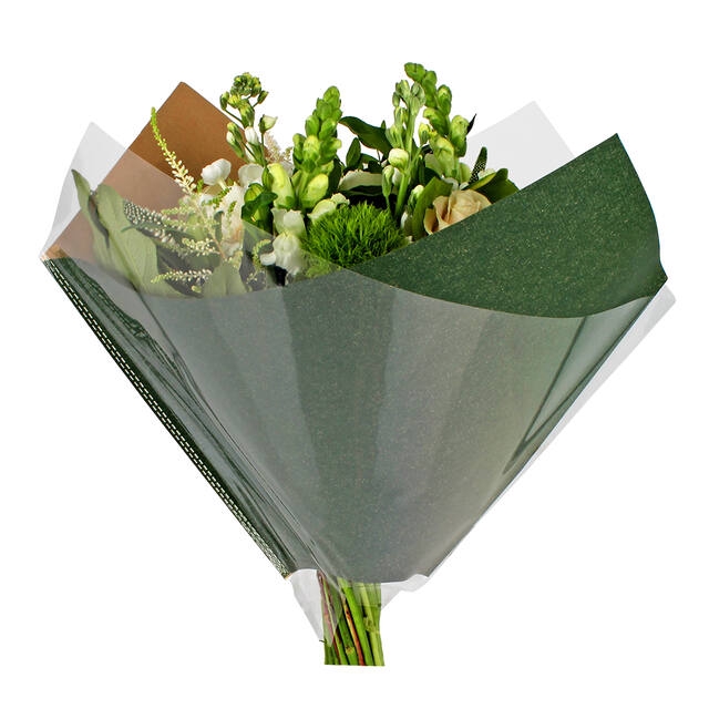 <h4>Hoes 35x35cm Oblique OPP35/80gr bruin kraft d.groen 250/ds</h4>
