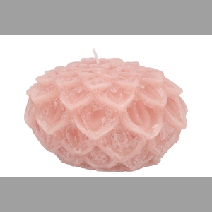 Candle Dahlia Old Light Pink 15x10cm Nm