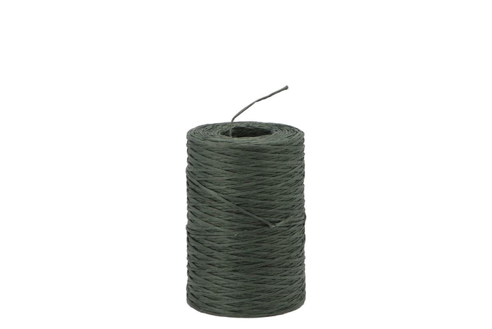 Paper Binding Wire Green 205mtr