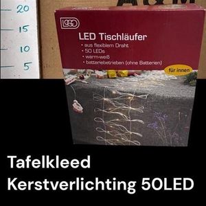 Kerstverlichting Tafelkleed 50 Ledlight