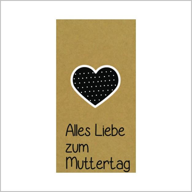 <h4>Mothersday Card 5*10cm x20 Alles Liebe</h4>