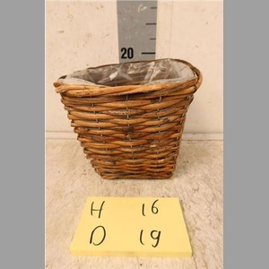 Mand Square Gevlochten H16 D19