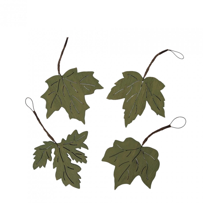 <h4>Autumn Hanging leaf wood 8*8cm</h4>