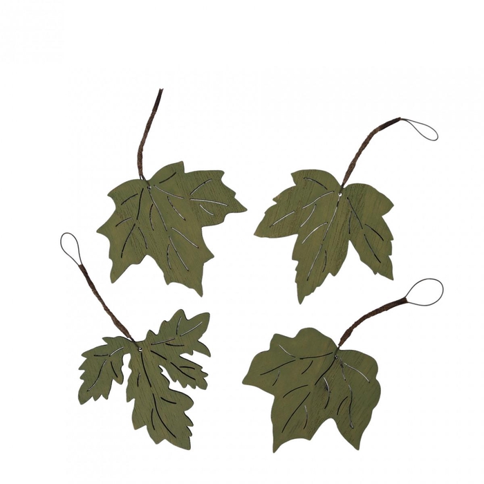 <h4>Herfst Hanger blad hout 8*8cm</h4>