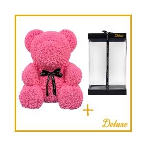 arr6 Deco beer 70cm XXL - Donker roze