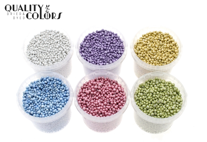 Terracotta pearls 1 ltr bucket Mixed colours