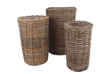 <h4>Rattan Ivy Natural Cilinder Set 3 23x40/27x45//34x</h4>