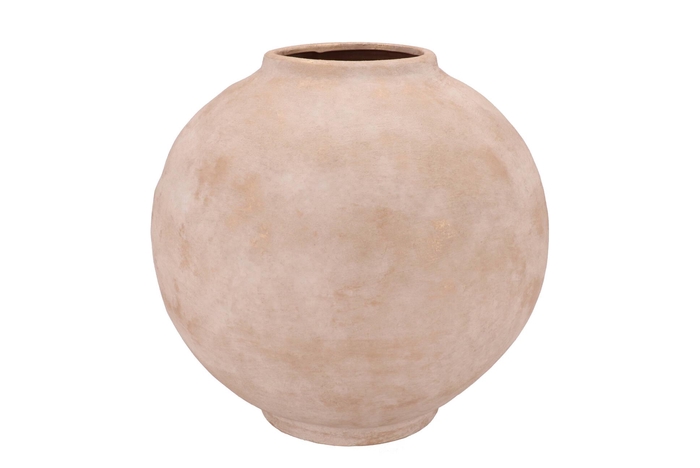 Florence Antique Gold Pot Round 36x36x34cm