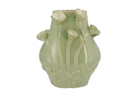 <h4>Mara Pistache Vase Lotus 28x20x35cm Nm</h4>