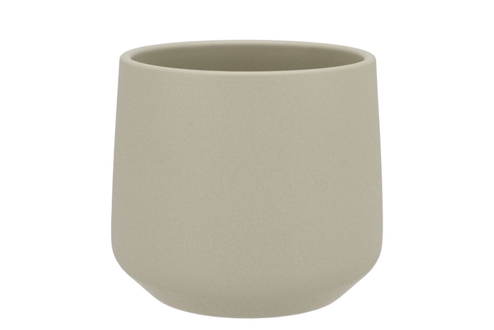 <h4>Ceramic Light Kaki Pot Berlin Structure 18cm</h4>