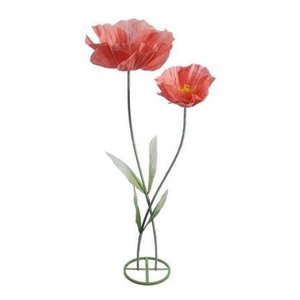 Stem Poppy Flower Double L50w50h160