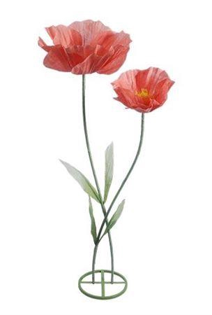 <h4>Stem Poppy Flower Double L50w50h160</h4>