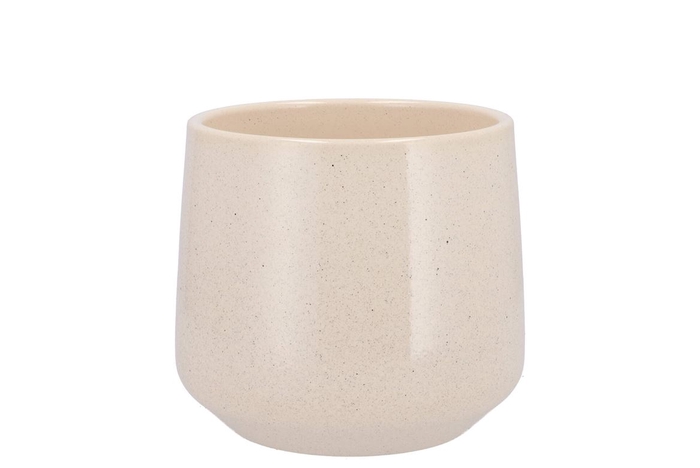 <h4>Ceramic Orchid Pot Berlin Beige Stone 14cm</h4>