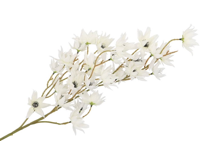 <h4>Silk Clematis Tak White 63cm</h4>