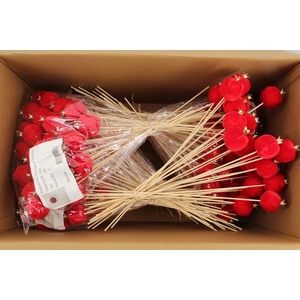 Stick Pomegranate V.6cm Red