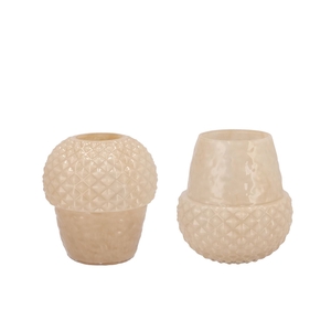 Lina Cozy Sand Vase Acorn 17x17x19cm