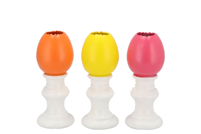 <h4>Easter Egg Trophy Dutch Orange Mix Vase Ass 6x6x13cm</h4>