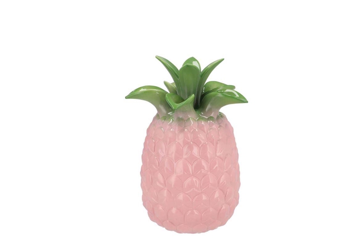 Pineapple Tropical Pink Vase 14x14x18cm Nm
