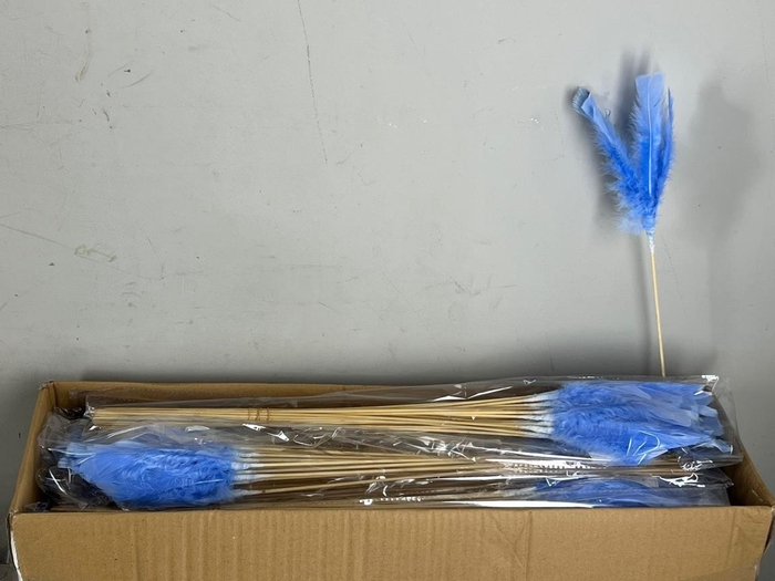 <h4>Stick Feather Lt.Blue 14cm</h4>