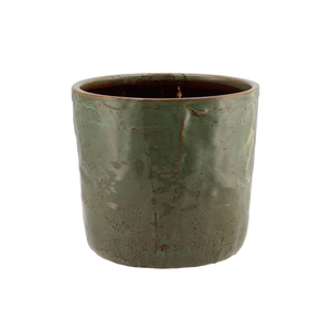 Iron Stone Green Glazed Pot 21x19cm Nm