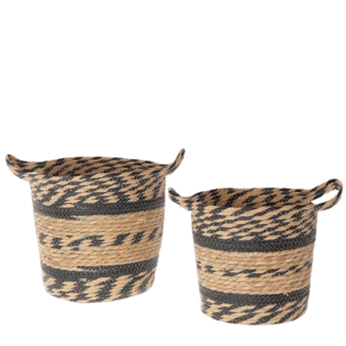 Basket sets Luevo S/2 d30*28cm