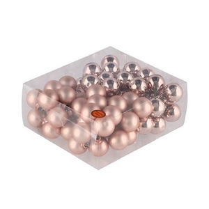 Glass Ball Smokey Rose 30mm P/72