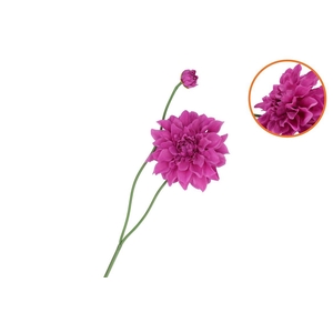 Silk Dahlia Spike Purple 78cm Nm