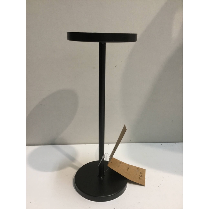 <h4>CANDLE HOLDER METAL D8,3X22CM BLACK</h4>