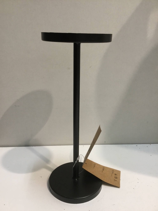 CANDLE HOLDER METAL D8,3X22CM BLACK