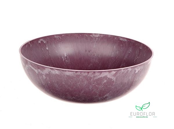 MELAMINE BOWL AUBERGINE ROUND H9 D25
